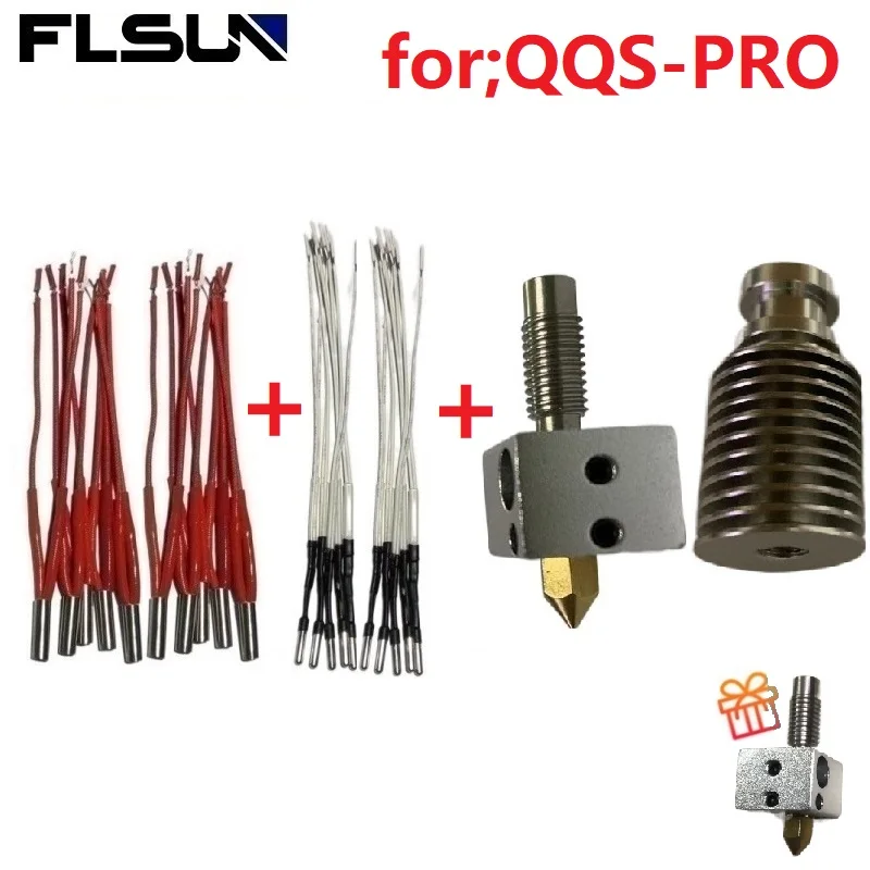 FLSUN QQS PRO Heating Tube 3d Printer Accessories 24v40w Nozzle Module The Temperatur Cartridge Heater Parts Wholesale loading=lazy