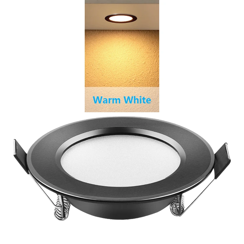 Потолочный светильник Teetealy черный IP65 5-18Вт