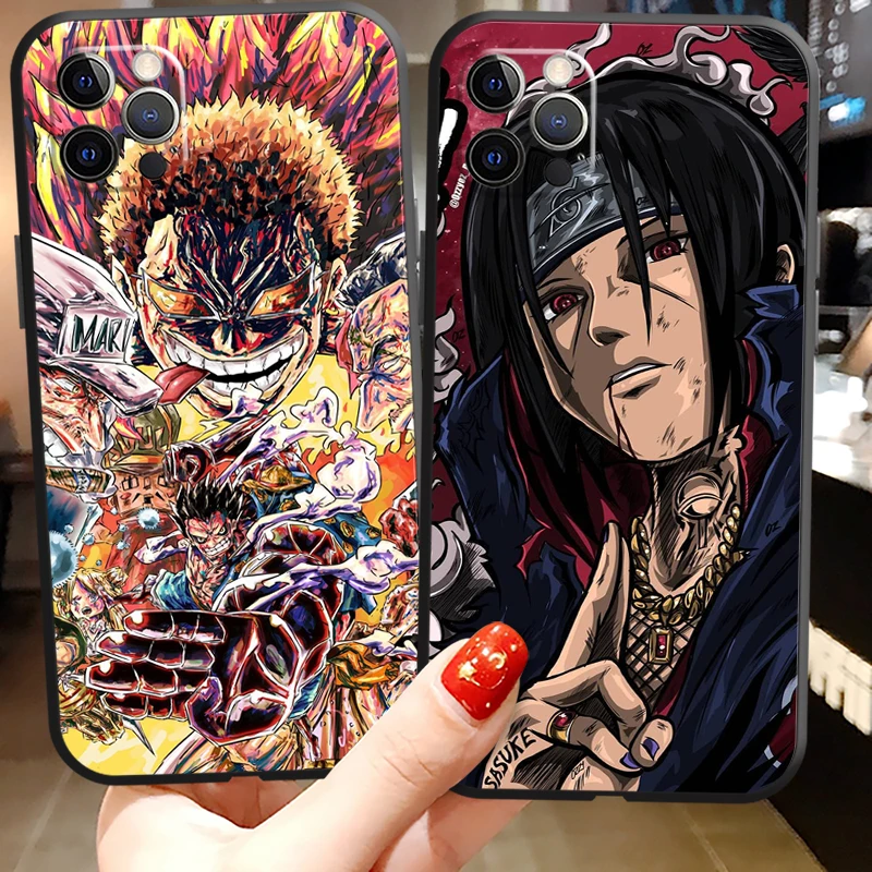 

NARUTO Cartoon Japan Phone Cases For iPhone 11 12 Pro MAX 6S 7 8 Plus XS MAX 12 13 Mini X XR SE 2020 Back Cover Soft TPU Funda