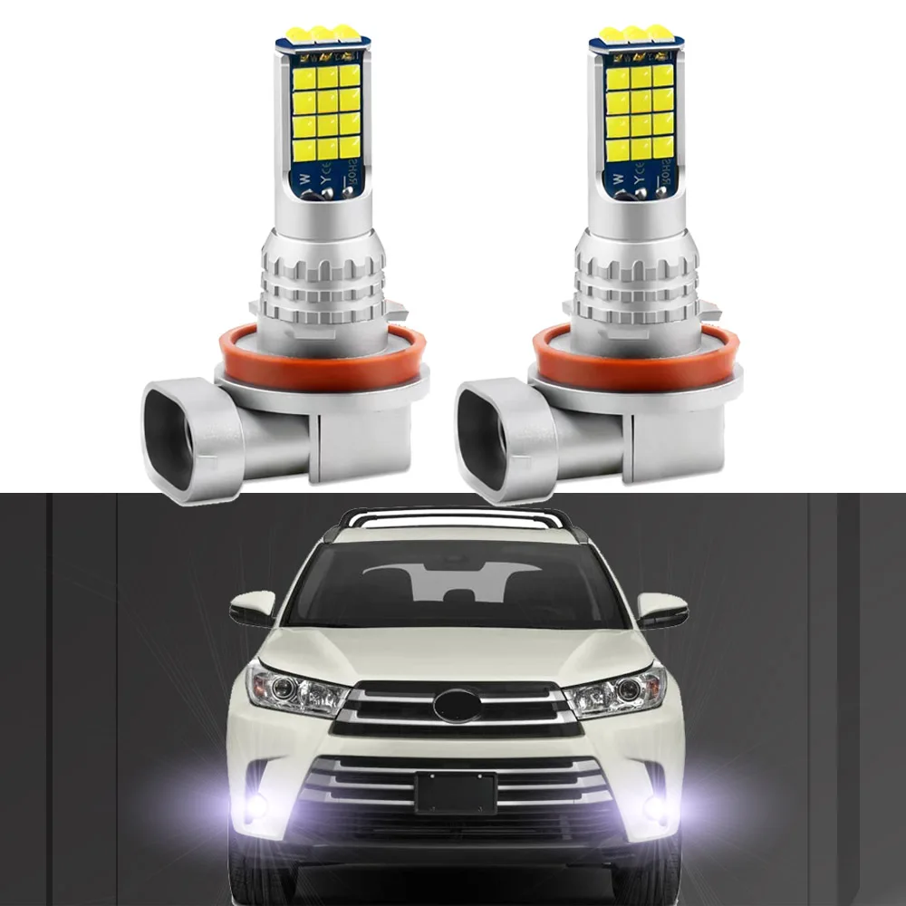 

Светодиодные противотуманные фары для Toyota Highlander 2014, 2015, 2016, 2017, 2018, 2019, 2020, 2021, 2 шт.