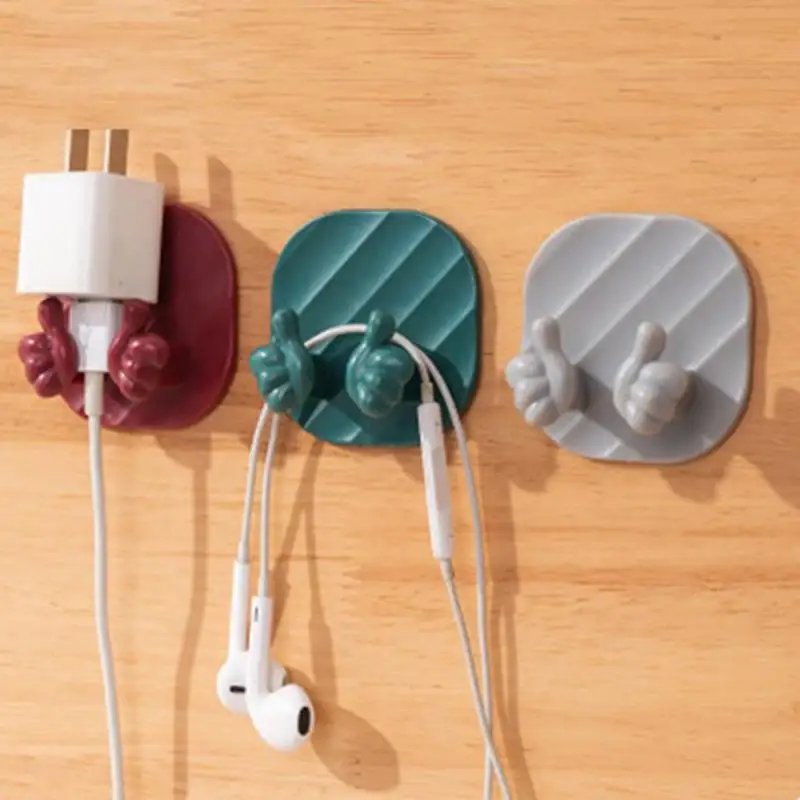 1/2 компл. крючок для вилки без перфоратора креативный большого пальца кухонный