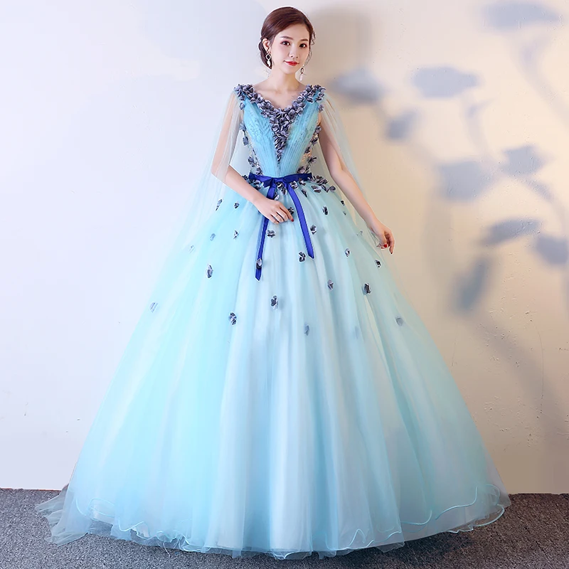 

Fairy Illusion With Bow Quinceanera Dresses Lace Exquisite Flowers Tulle Gown Dress Floor-length Sleeveless Vestido De Debutante