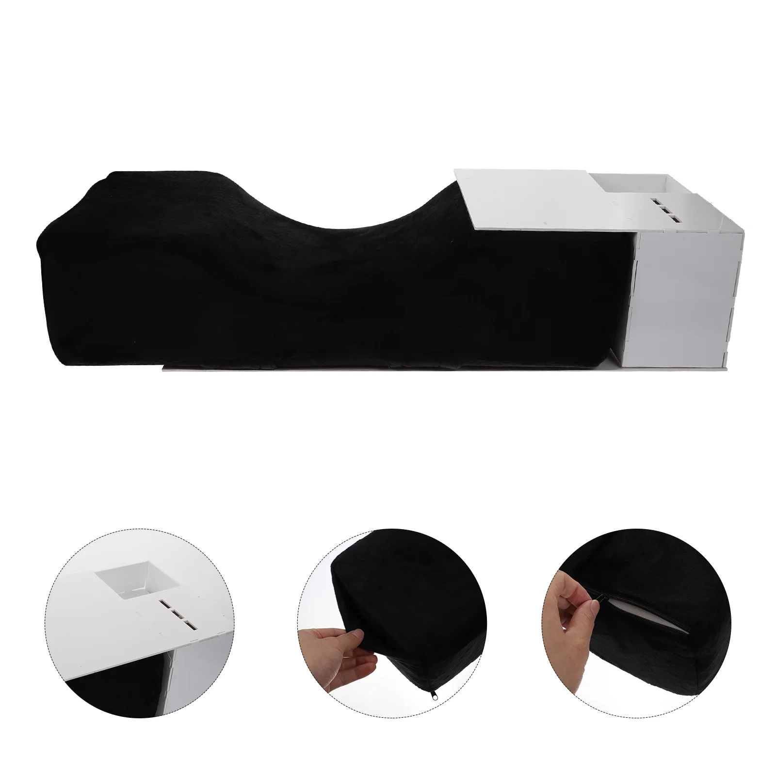 

Подушка для ресниц, шеи, ресниц Memorysupport, изогнутая, для салона, U-образные удлинители, удобная подушка для прививки, эргономичные принадлежно...