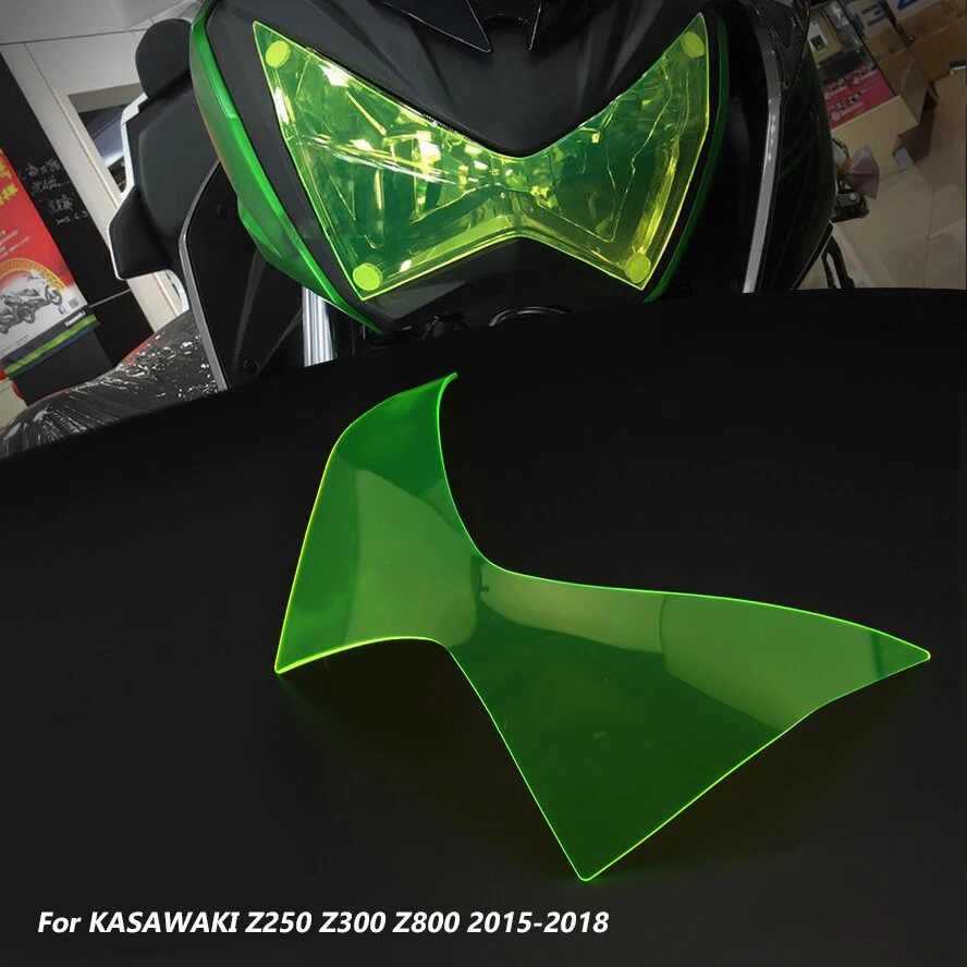 

Защитный экран для передних фар KAWASAKI Z250 Z300 Z800 2015-2018 Motorcyclce