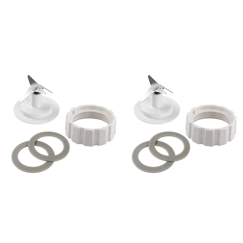 2X Blade Replacement Parts With Jar Base Cap And O-Ring Seal