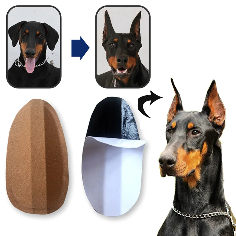 

Подставка-наклейка для ушей для собак с высоким отскоком, фиксированная подставка для ушей, инструмент для поддержки домашних животных, регулируемая лента, фиксирующий инструмент для ухода за ушами