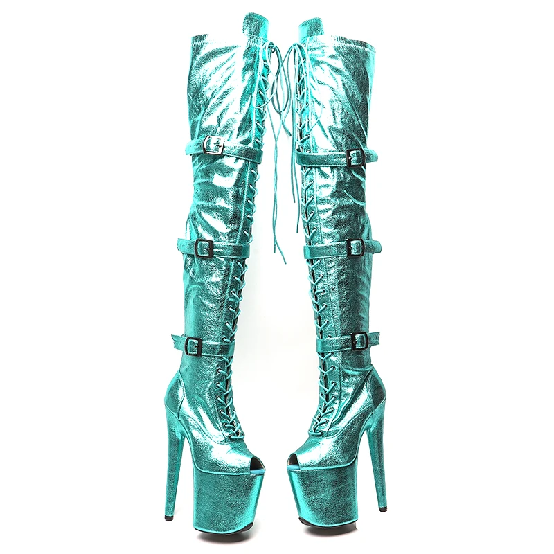 Сапоги Leecabe из искусственной кожи на высоком каблуке трендовые модные ботинки