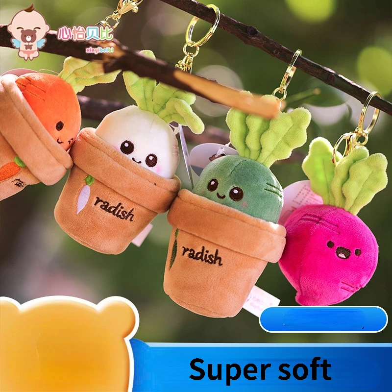 

Горячая Распродажа, 4 цвета, заполненное желе плюшевое растение, реалистичное Горшечное растение, плюшевая кукла, морковь, украшение