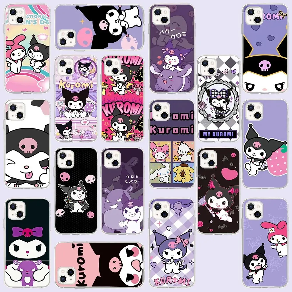 KP-20 Cute Kuromi Soft Silicone чехол для Infinix Hot 9 10 10i 10S 10T 11 11S 20i 20 Zero 8 8i Play Lite Pro
