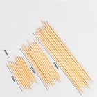 Искусственный Дизайн ногтей толкатель для кутикулы оранжевые деревянные палочки для кутикулы толкатель для кутикулы 10 шт.партия Care