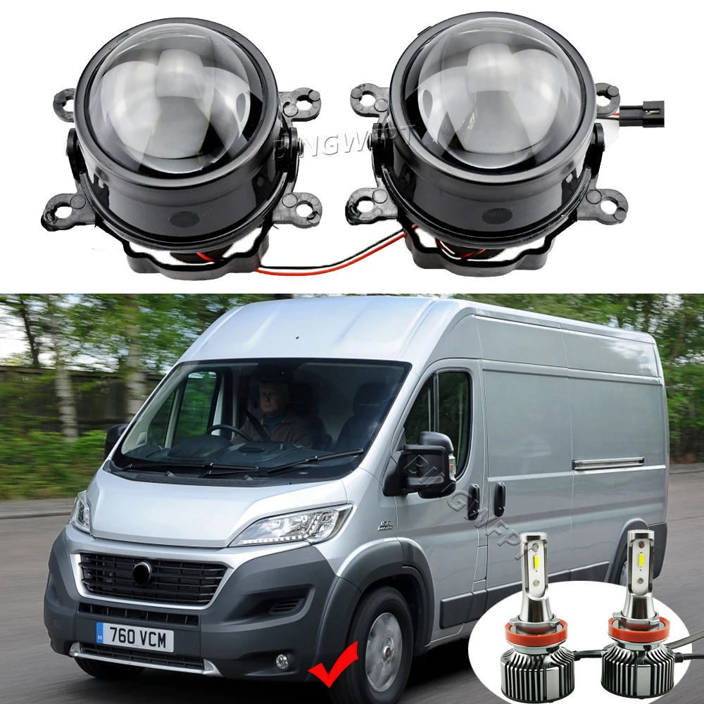 Противотуманные фары ТПФ для Fiat Ducato 250/290 для Fiat 500 Panda Punto Sedici для Subaru Forester H11 HID проектор Биксеноновые линзы