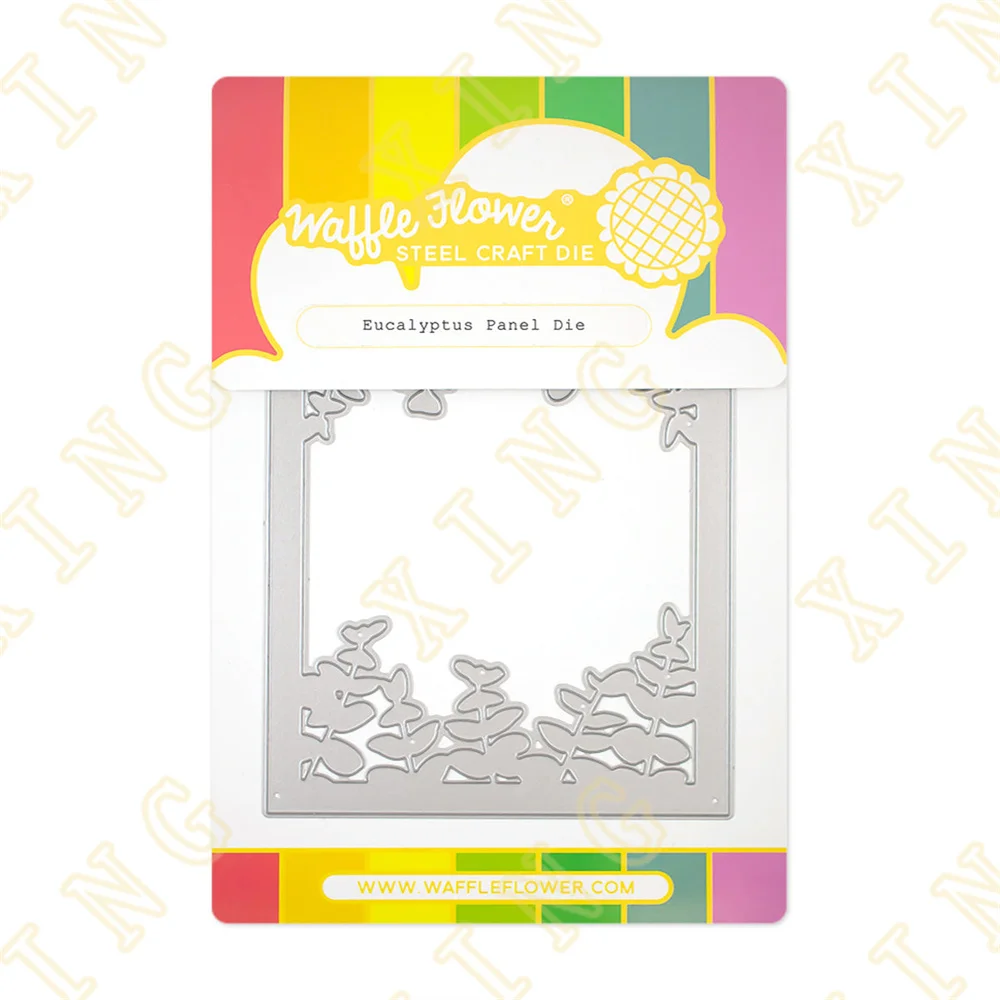 

Metal Cutting Dies Scrapbook Diary Decoration Stencil Embossing Template Diy Greeting Card Handmade 2022 New Eucalyptus Panel