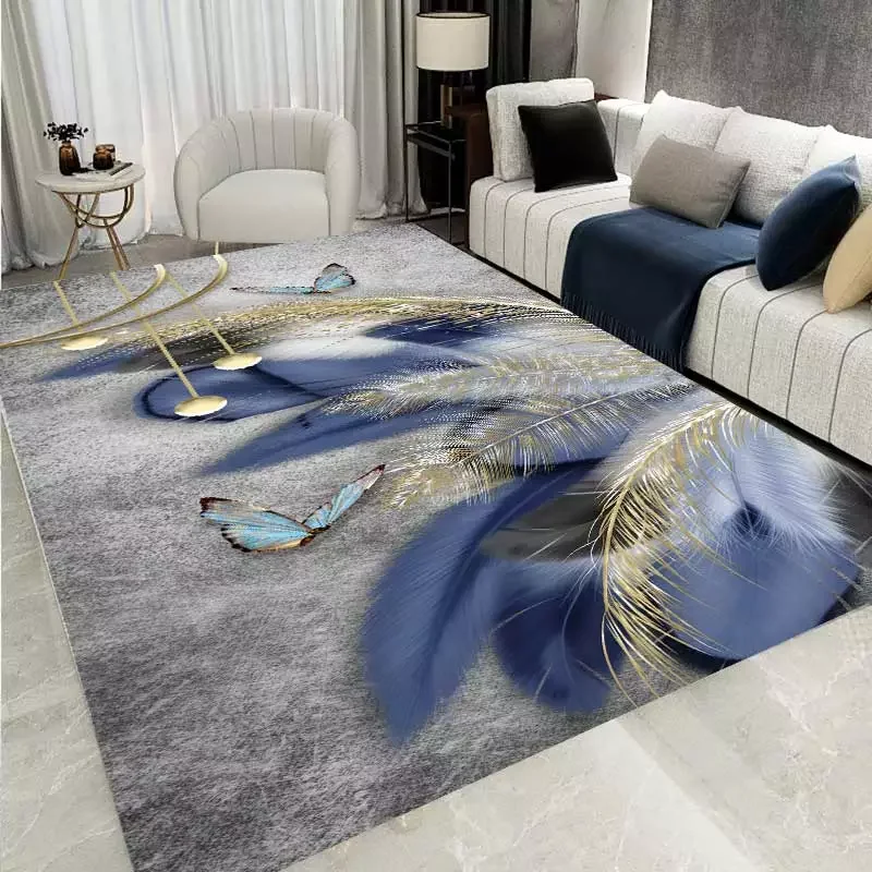 

NEW Light Luxury Living Room Sofa Coffee Table Mat Nordic Bedroom Carpets Household Full Large Area Free From Washing