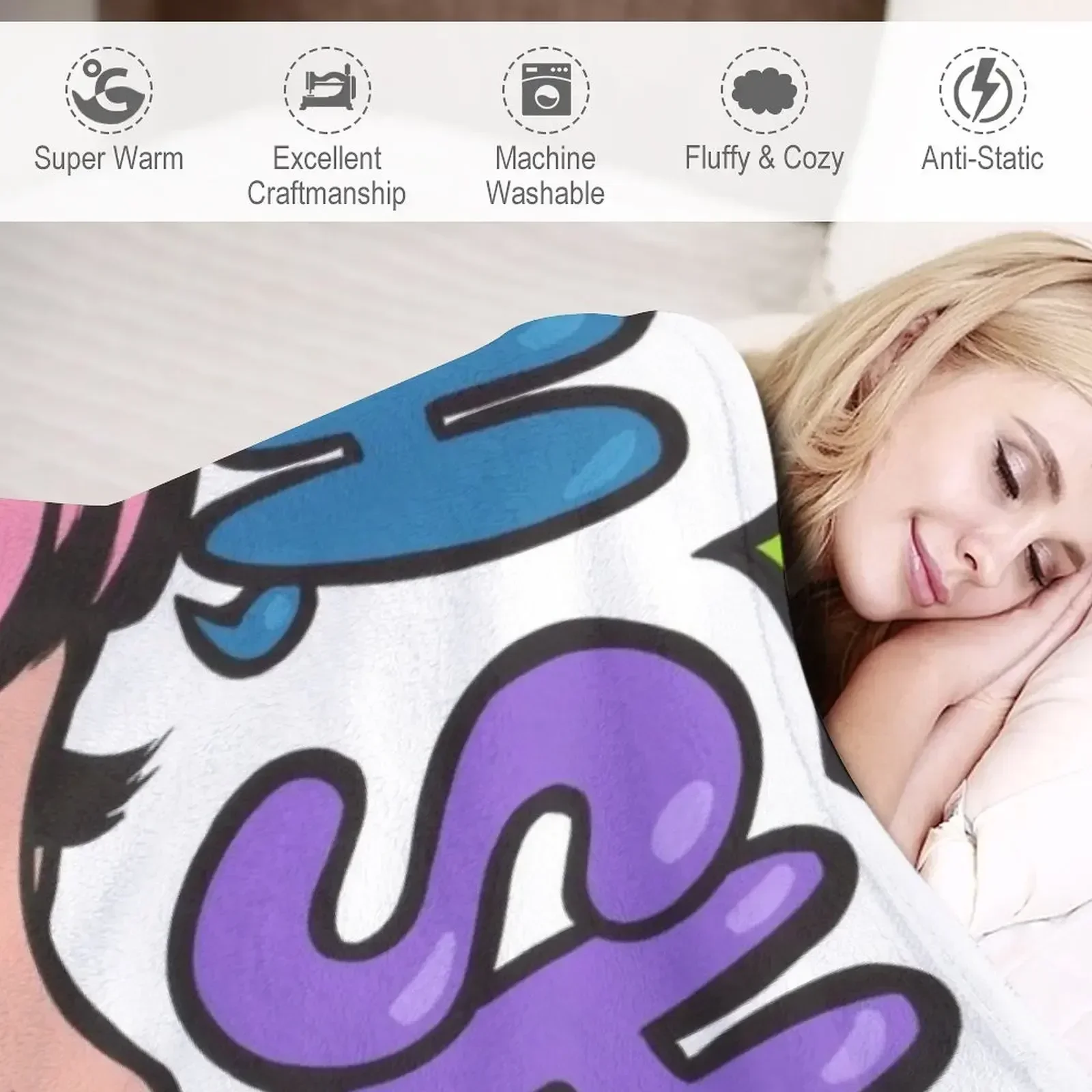 УГ Заткнись! Одеяло для девочек-плачащих с комиксами термобелье путешествий