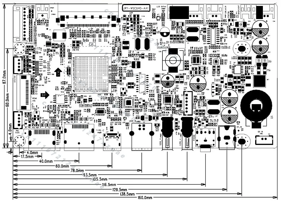 Фото Для дисплея iMac 5K A1419, плата драйвера LM270QQ1/QQ2 DP HDMI2.0 60 Гц 10 бит 5120X2880 DIY MonitorStoneTaskin JRY-W9CUHD-AA1 №5