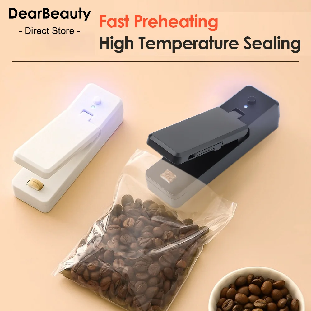 

Mini Heat Sealer Household Accessories Plastic Bag Sealer For Storage In The Kitchen Food Snacks Fruits And Vegetables