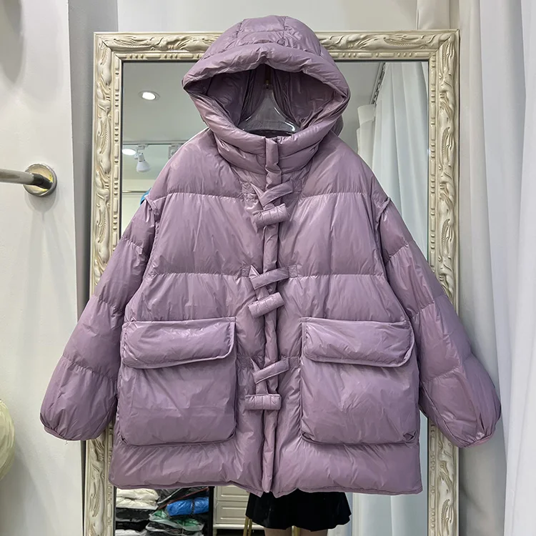 

New Women Down Jacket Casual Style Autumn Winter White Duck Down Coats And Parkas Female Outwear