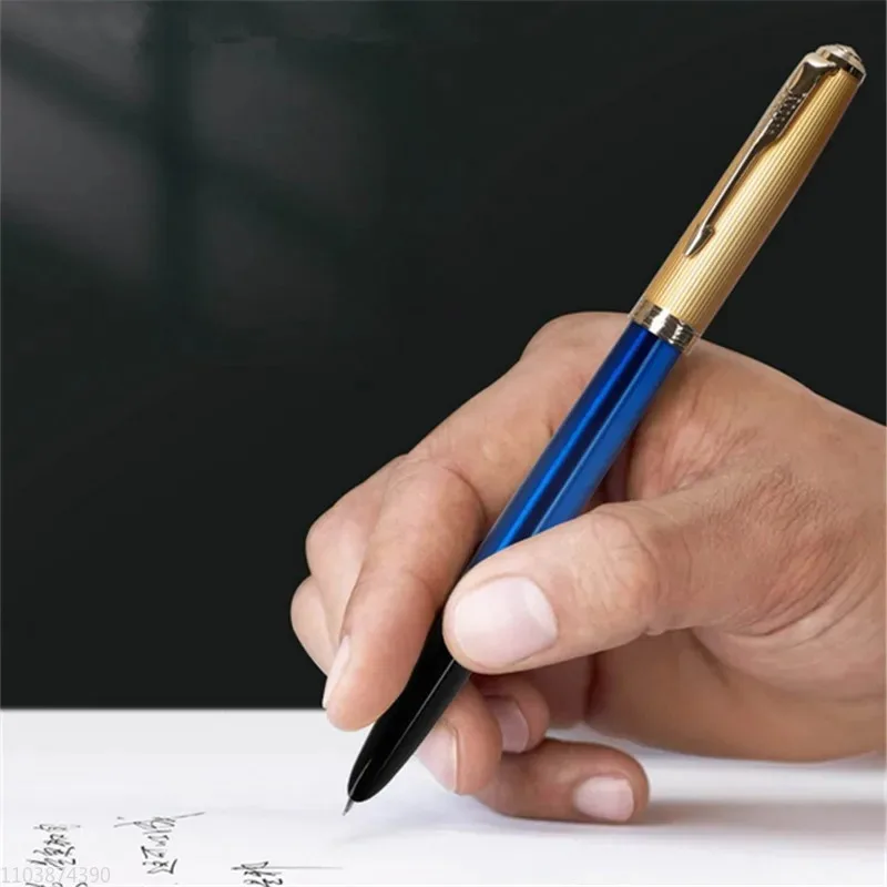 Перьевая ручка Jinhao 85 перьевая Iridium Gold F с наконечником 0 5 мм из натурального