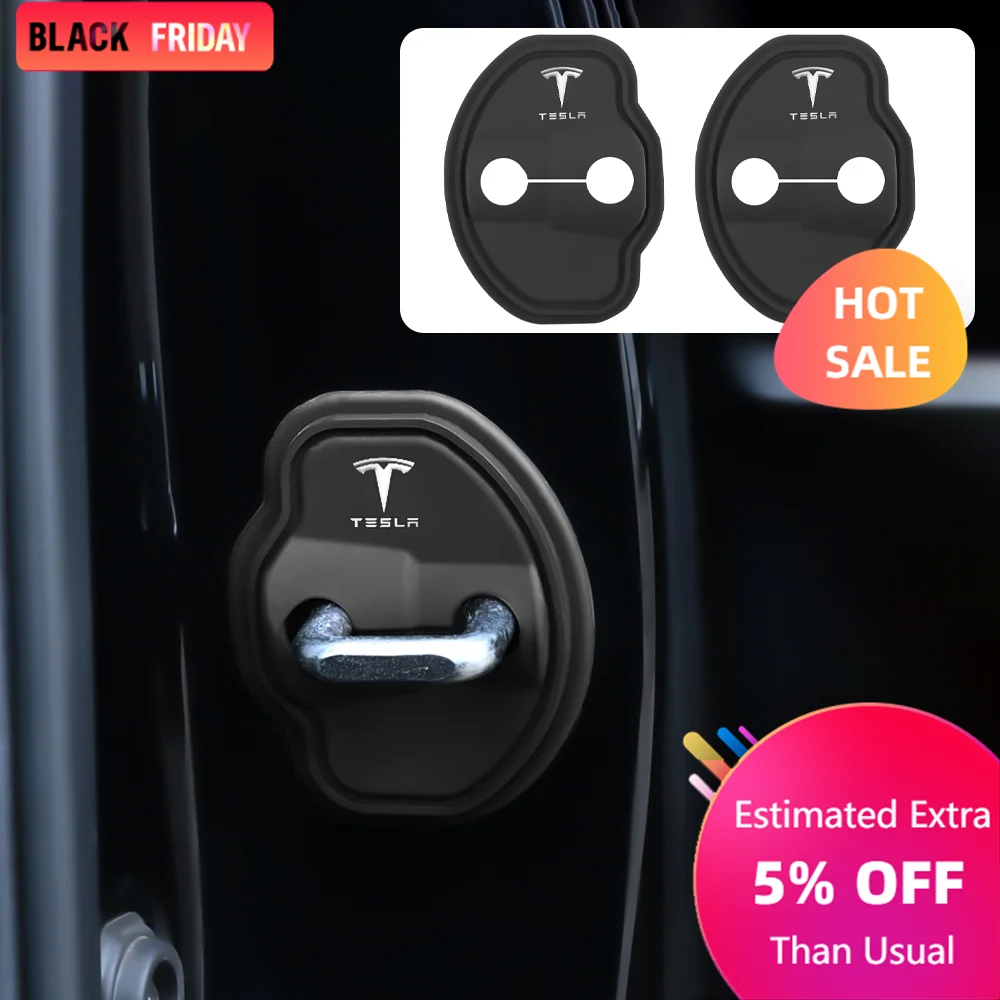 Силиконовый автомобильный дверной замок с пряжкой защитный чехол буферный