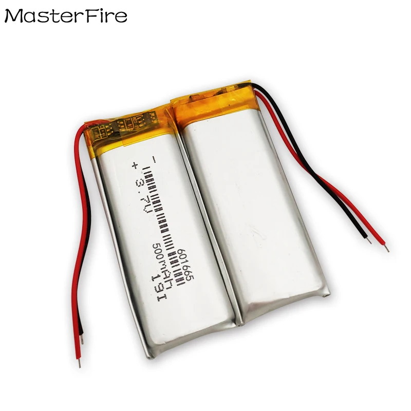 

4PCS 601665 500mah 3.7V Lithium Polymer Battery For Voice Recorder Mobile Phone Robot Cleaner Rechargeable Li-polymer Batteries
