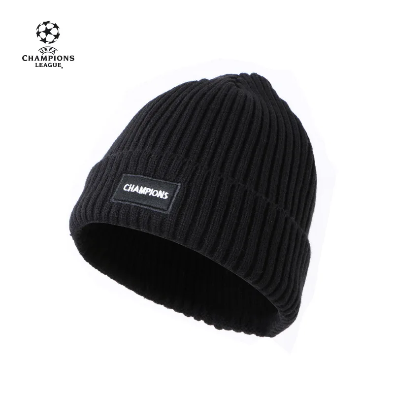 

Authentic Champions League fan outdoor wind proof and warm black vertical hat