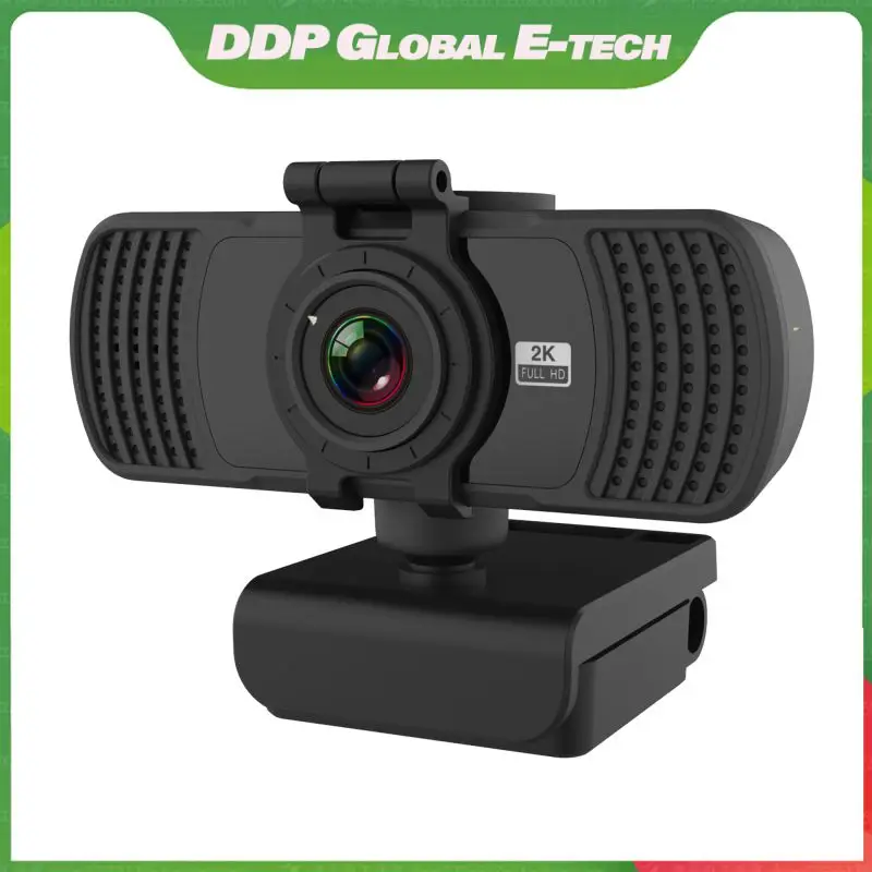 

Usb Driver-free Computer Peripherals Web Camera Full Hd 1440p Output 360 Degrees Rotatable High-end Video Call Camera 4.5v-5.5v