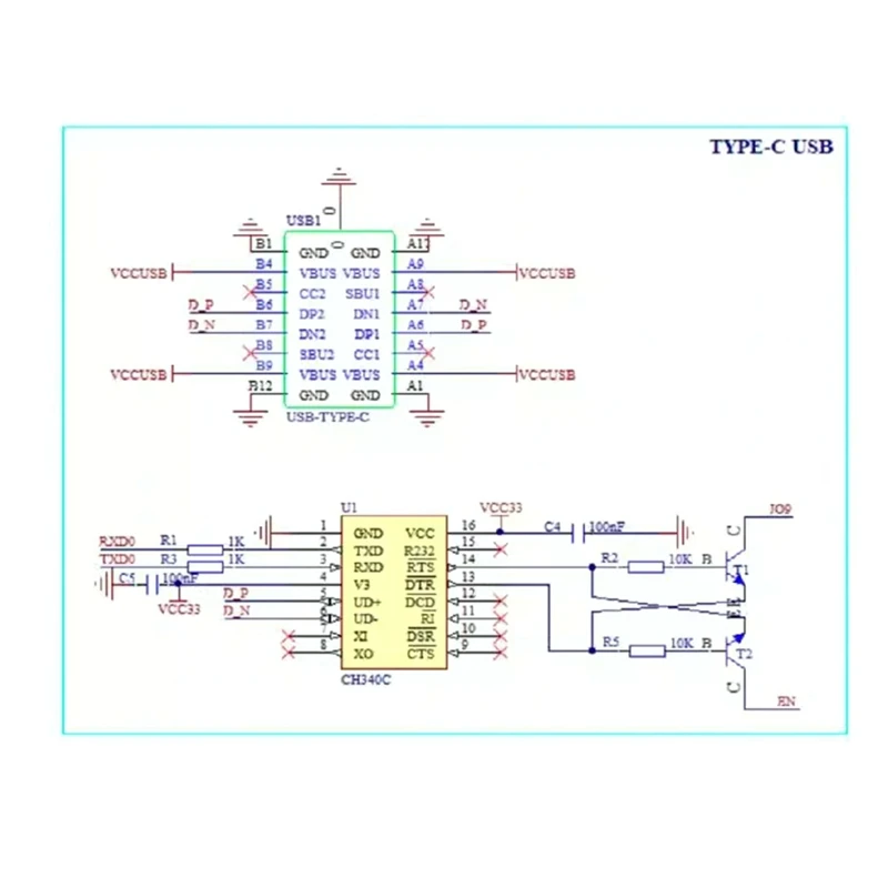 ESP32-C2 Бортовая плата для разработки ESP8266 ESPC2-12/F