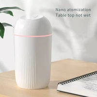 400ml large capacity silent air humidifier colorful night light usb plug aroma diffuser continuousintermittent mode fine spray