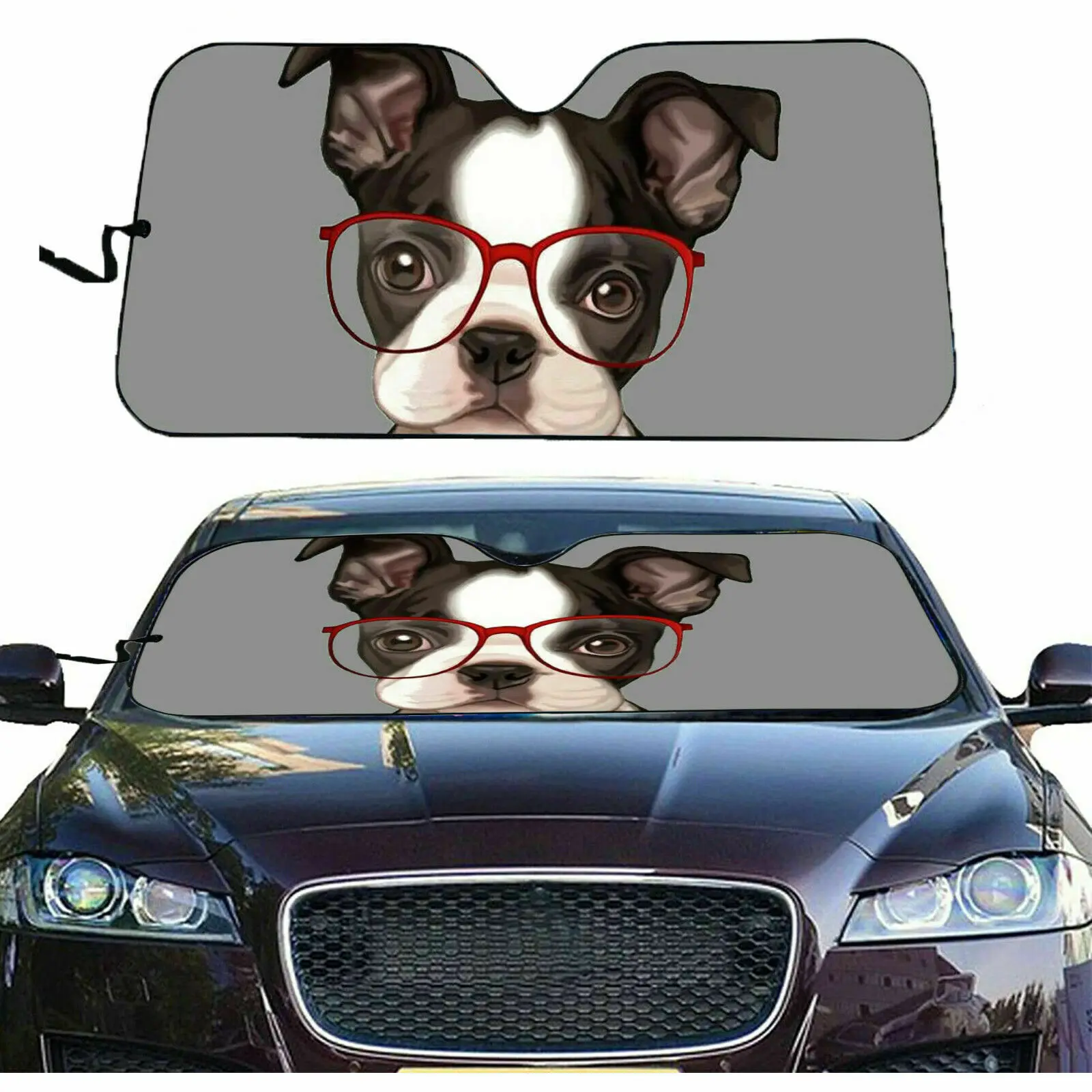 

Светоотражающий козырек на лобовое стекло Cool Dogs