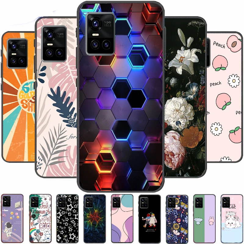 For Vivo S10 Pro Case Soft Silicone TPU Protective Phone Back Cover Cases for VIVOs10 S 10 S10Pro Bumper Shell Luxury Cute