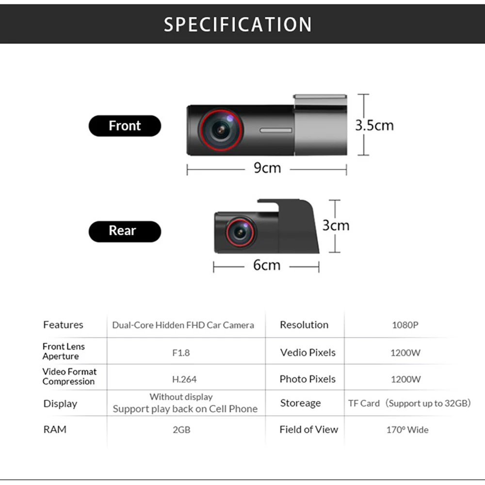 car dvr 1080p full hd dashcam wifi vehicle video recorder auto parking monitor night vision g sensor dash camera motion detector free global shipping