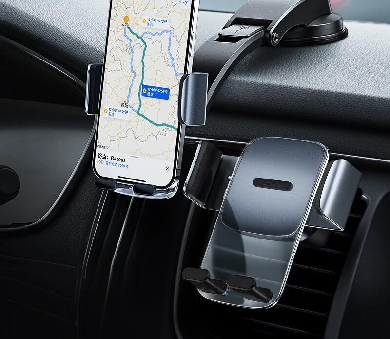 

Car Clamp Phone Holder Air Vent Mount For iPhone Samsung Huawei Car Holder Stand Vertical And Landscape Stable Holder