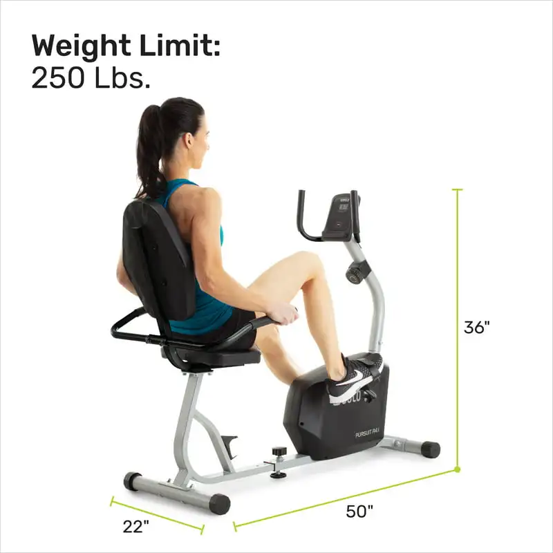 

R 4.1 Recumbent Exercise Bike with Inertia-Enhanced Flywheel