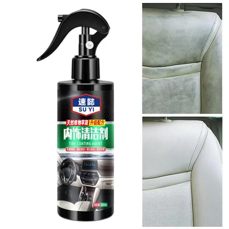 

Automotive Interior Cleaner 120ml Car Cleaning Supplies Leather Conditioner Foam Car Refurbishment Car Screen Cleaner Effective