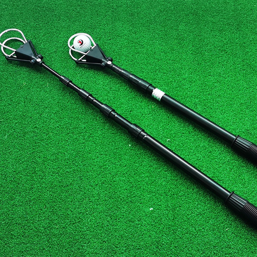 1Pcs Stainless Telescopic Extendable Golf Ball Retriever Pick Up Grabber Claw Sucker Tool for Water Golf Gift