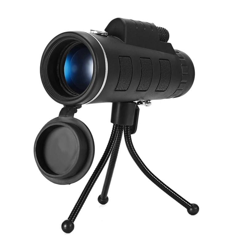 

NEW-Phone Lens For Phone 40X60 Zoom For Smartphone Monocular Telescope Scope Camera Camping Hiking With Phone Clip Tripod