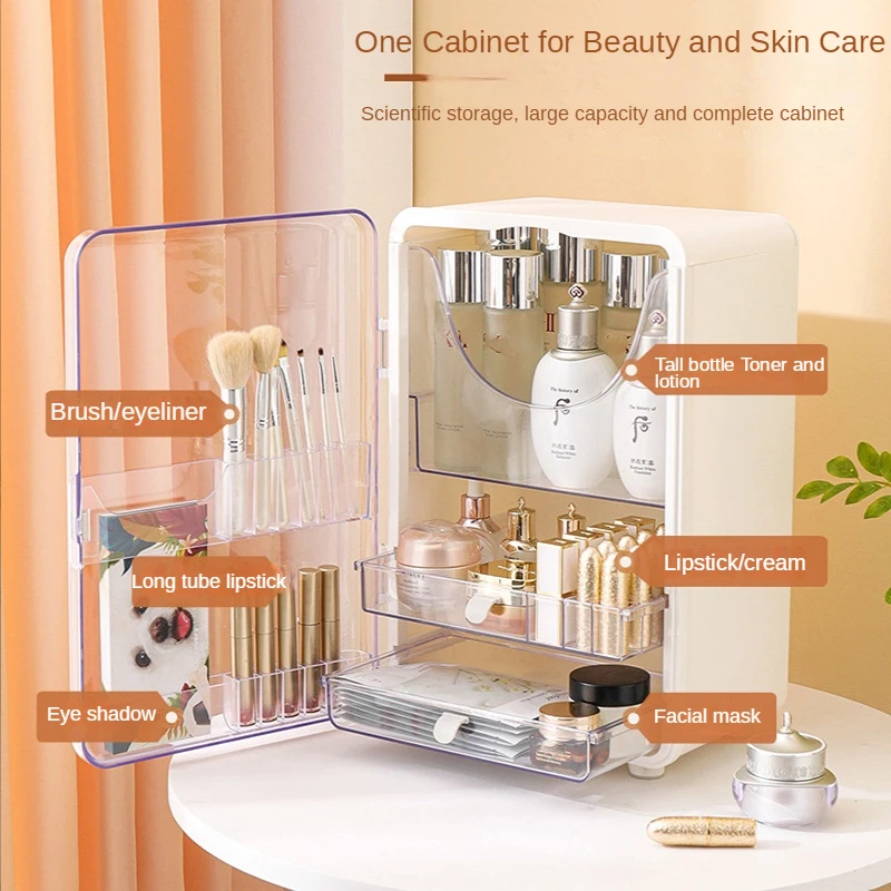 Ins стиль Настольная шкатулка для украшений Домашний Прозрачный Шкаф хранения