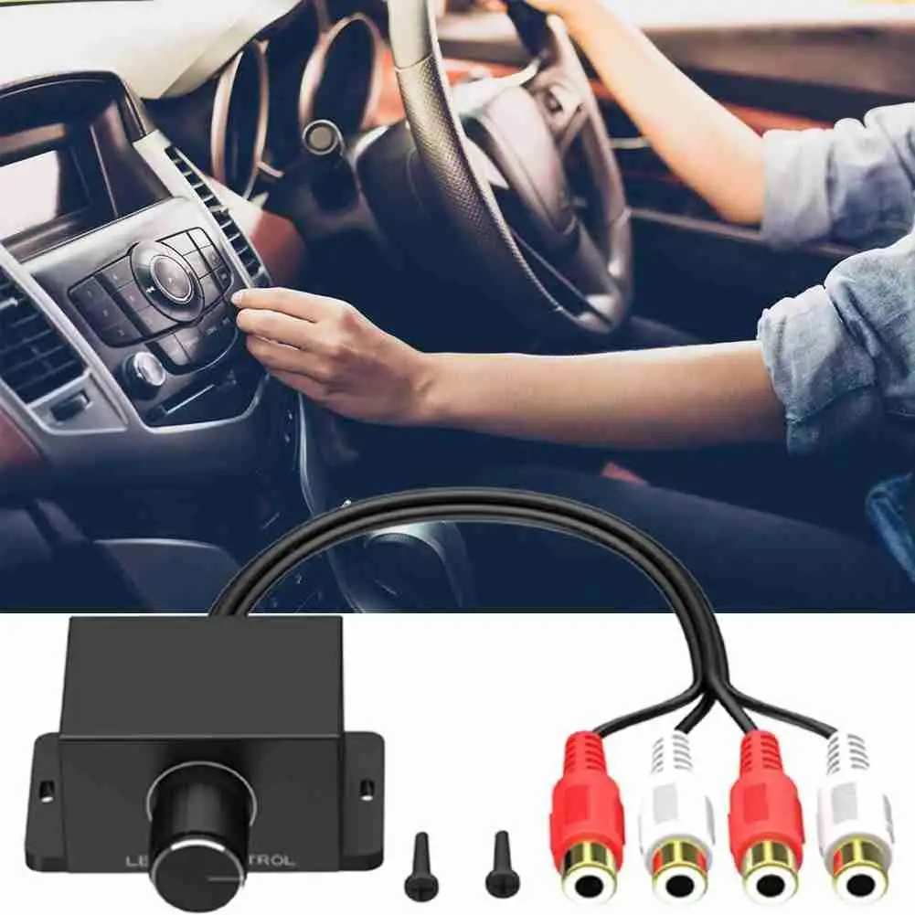 

Car Audio Amplifier Bass RCA Level Remote Volume Control Knob LC1 Universal Automobiles Parts Accessories