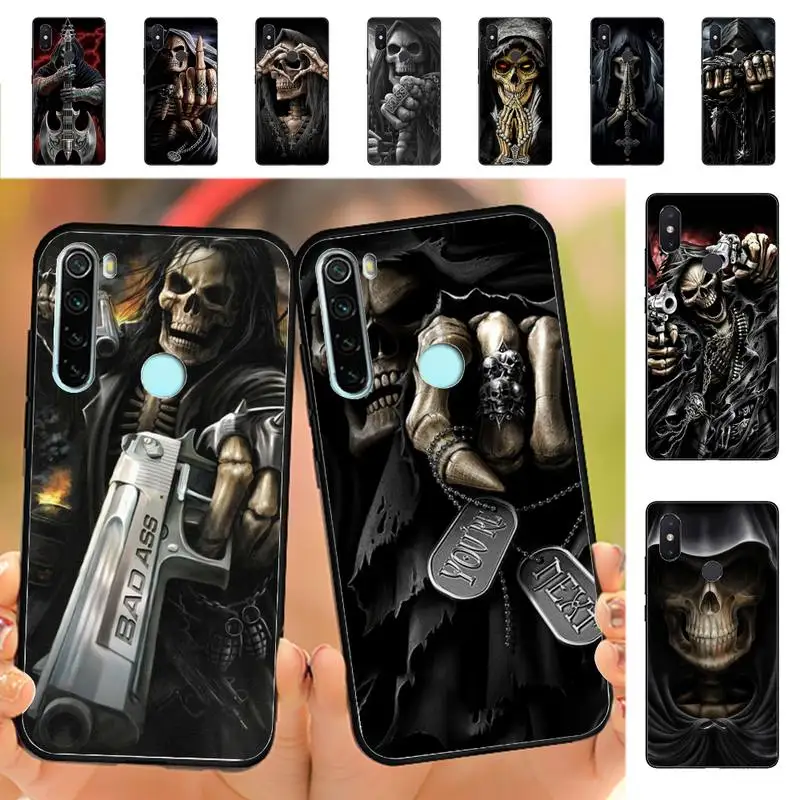 

Grim Reaper Skull Skeleton Phone Case for Redmi Note 8 7 9 4 6 pro max T X 5A 3 10 lite pro