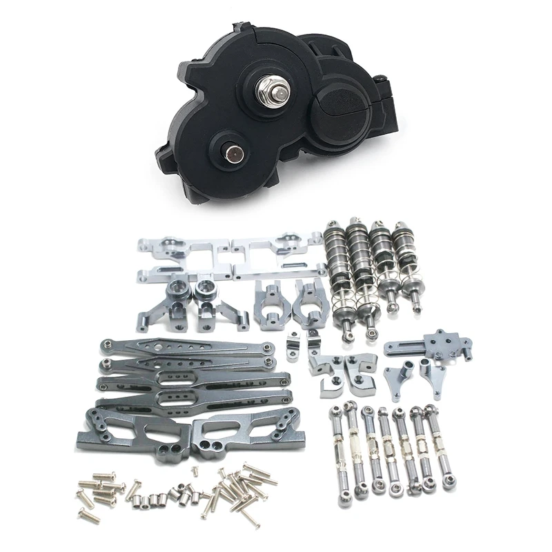 

12428 For Wltoys 12428 12423 12427 Feiyue Fy03 Q39 Q46 Grey & Middle Gear Box Assembly For Feiyue FY01 FY02 FY03 FY04