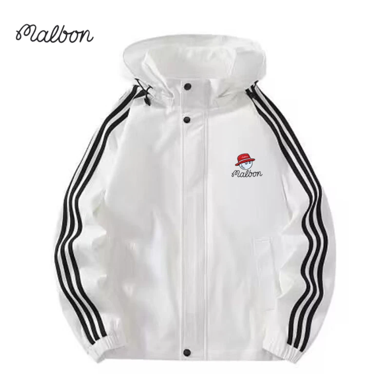 

Men's Golf Clothing 2023 Utaa Malbon Golf Women's Jacket Utaa Women's Golf Wear Windbreak Hooded Coat Man Top Golf Wear Men
