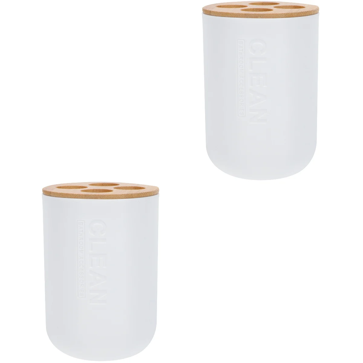 

Storage Cup Bathroom Washing Stand Container Holder Tumbler Cups Racks Accessory Divided Supplieshole