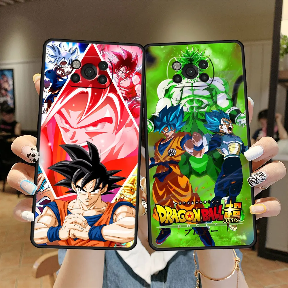 

Luxury Dragon Ball Z Crystal TPU Celular Case Coque for Xiaomi Poco Redmi X4 M3 Pro X3 NFC F3 7 8 Note 9 9S 10 11 M4 5G F2 8T