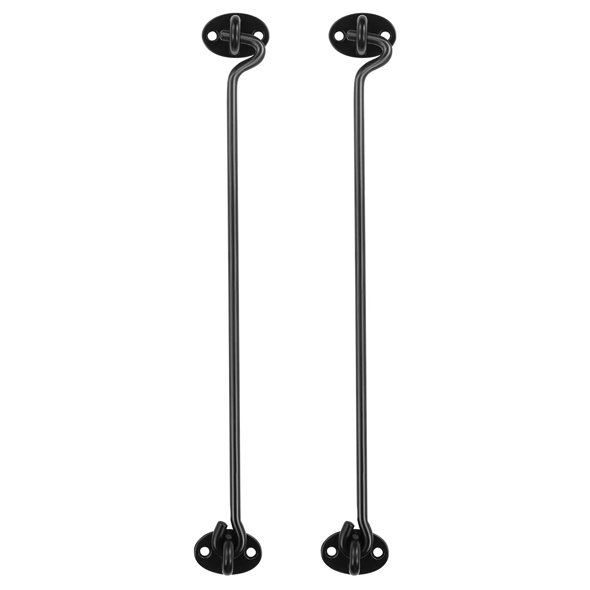 

DOITOOL 2Pcs 12 Inches Fashion Bronze Wind Cabin Hook for Window Cabinet Door Window Stay Catch Eye Bolt Hasp with Screw