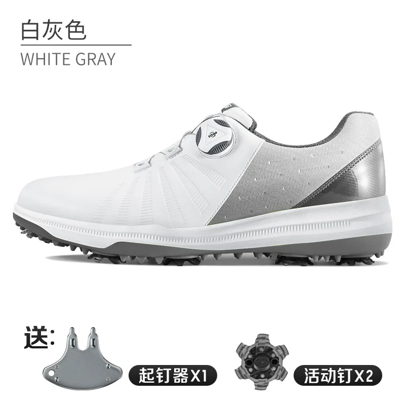 2022 New PGM Mens Summer Golf Shoes Men's Waterproof Skid-proof Sneakers Knob Strap with Removable Spikes Sports Wear XZ178