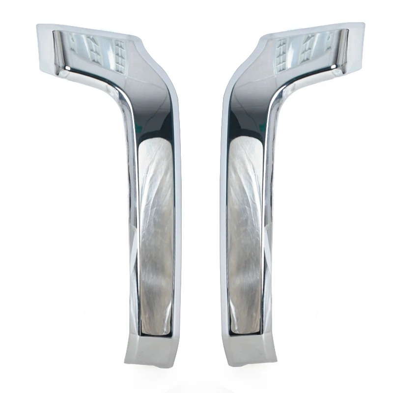 

Для Mitsubishi Pajero Montero V93 V97 V98 2015 2016 2017, нижний хромированный передний бампер автомобиля, декоративная крышка