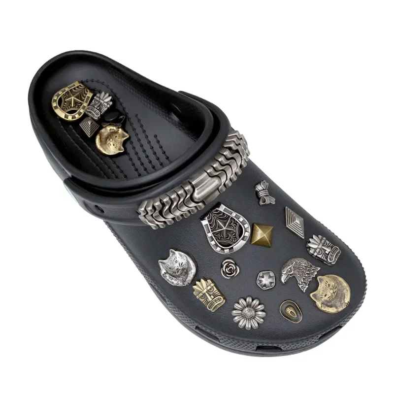 Металлические съёмные украшения для обуви в виде сосулек ассортименте