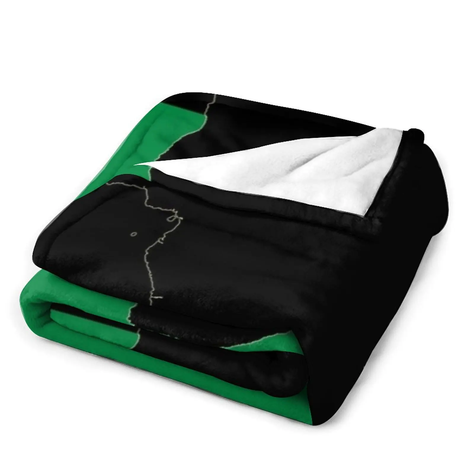 Символ Африки - плед с африканским флагом модные диваны мягкие клетчатые