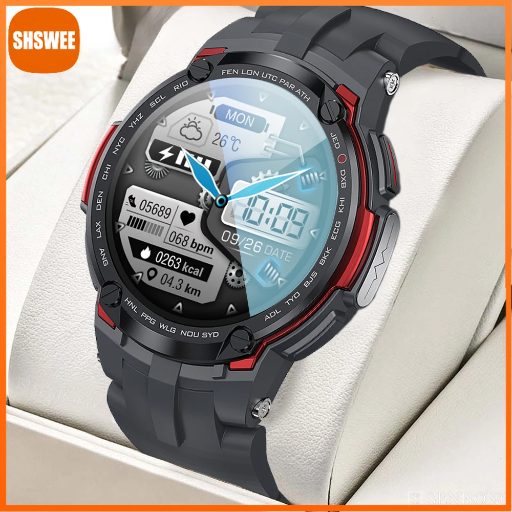 

2022 V6 Health Smart Watch for Men ECG+PPG Blood Pressure Heart Rate Monitor Clock IP68 Waterproof Blood Oxygen Smartwatch Women
