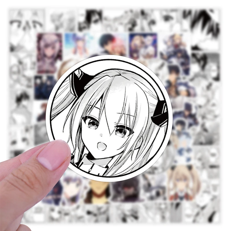 Мультяшные аниме Kawaii The unsuited of the demon king Академия наклейки для ноутбука чемодана
